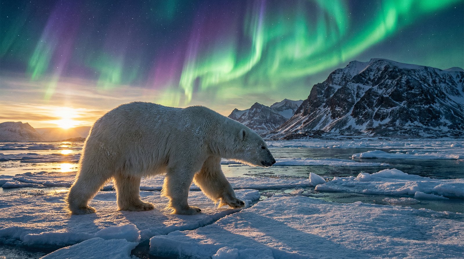 高清视频北极熊保护视频